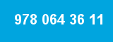 978 064 36 11 978 064 36 11